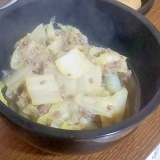 簡単一品！白菜とひき肉の生姜煮
